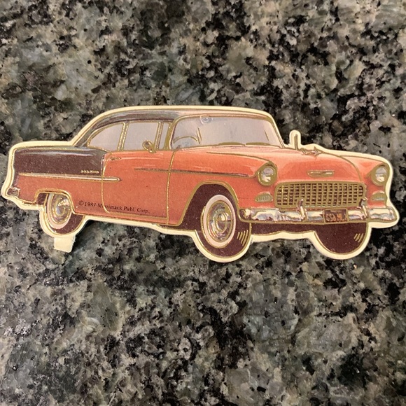 Collection of 6 Antique/Vintage Cardboard Cutout Car Ornaments - Picture 5 of 8
